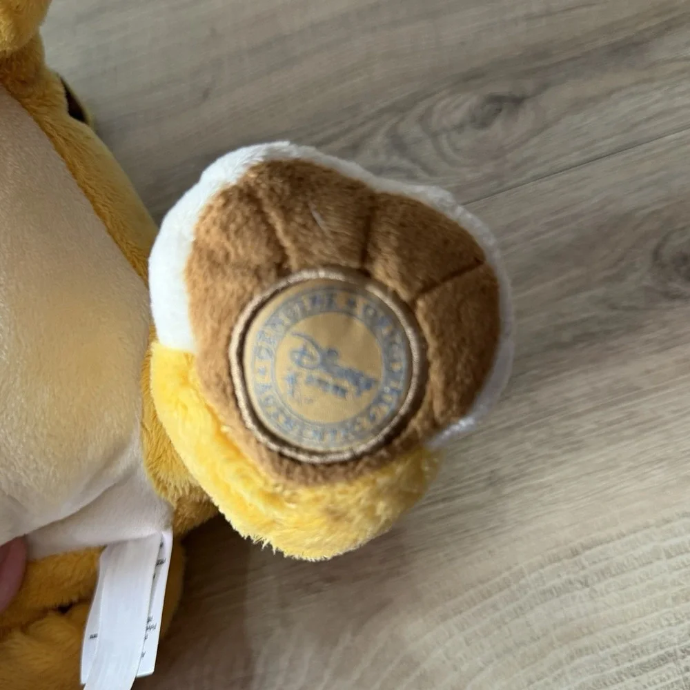 Disney Store Simba Lion King Pouncing Plush Toy Doll Yellow‎ Safari Collectible